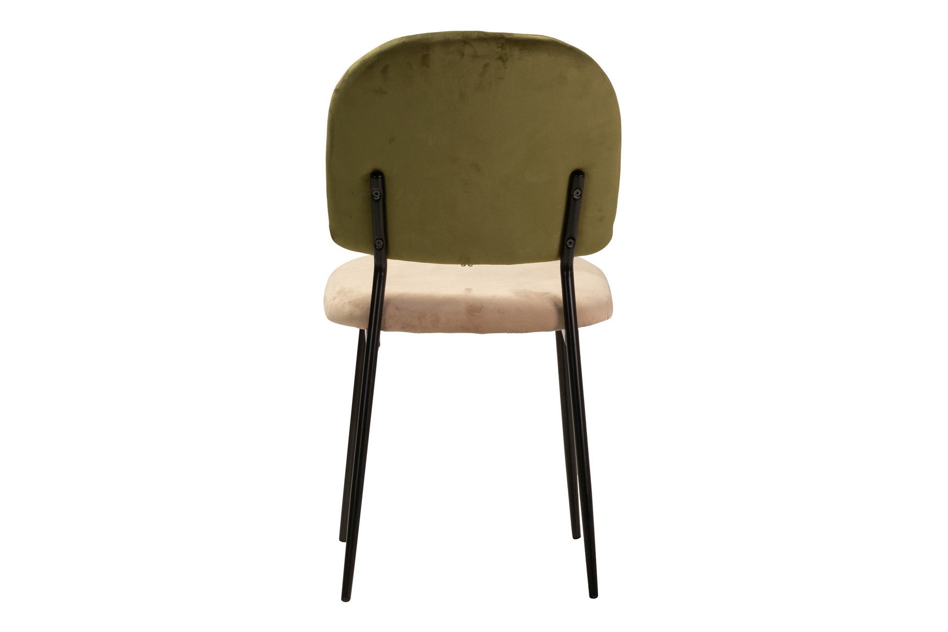 GREEN BROWN VELVET CHAIR 44x59x84 CM - Min.2 units
