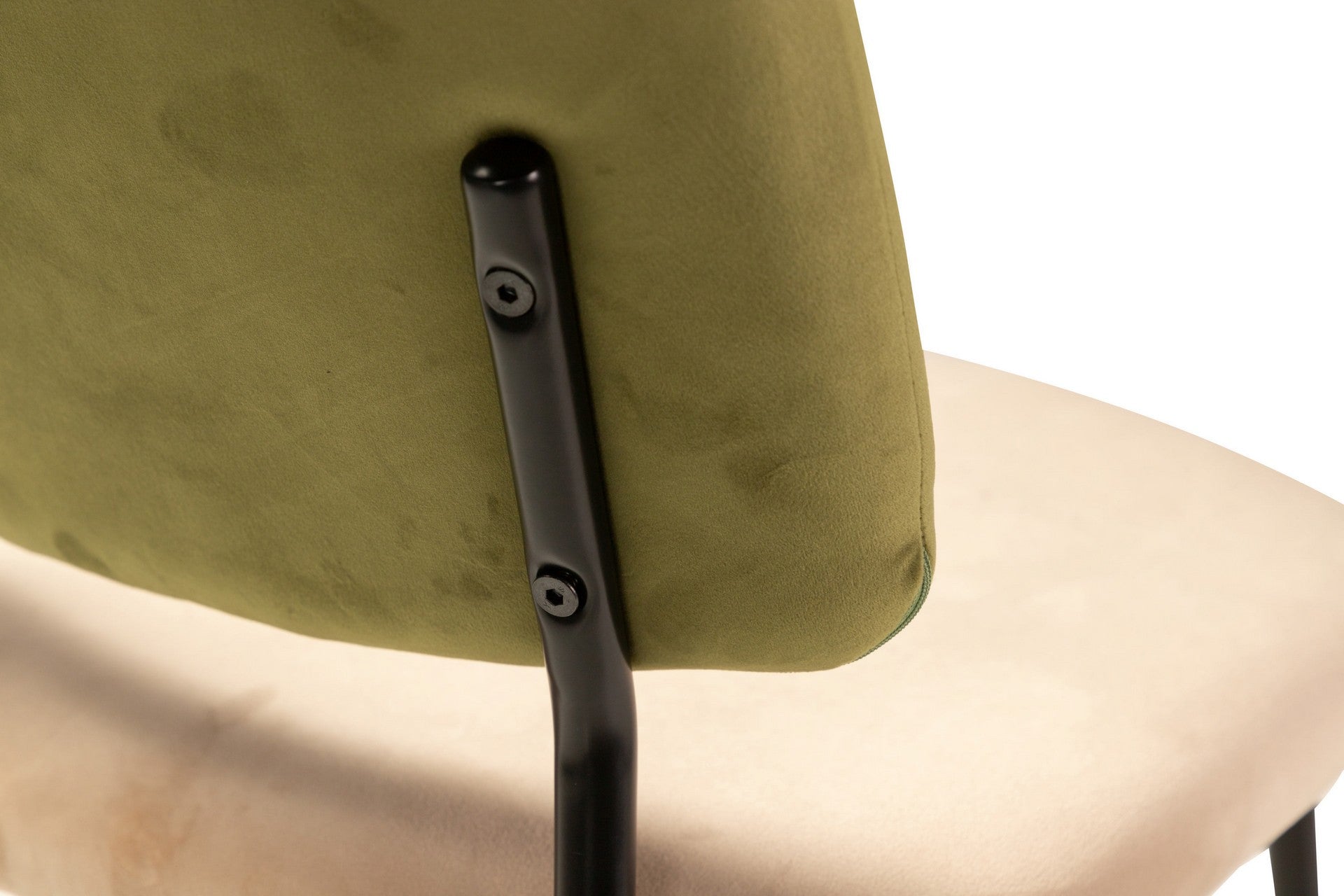 GREEN BROWN VELVET CHAIR 44x59x84 CM - Min.2 units