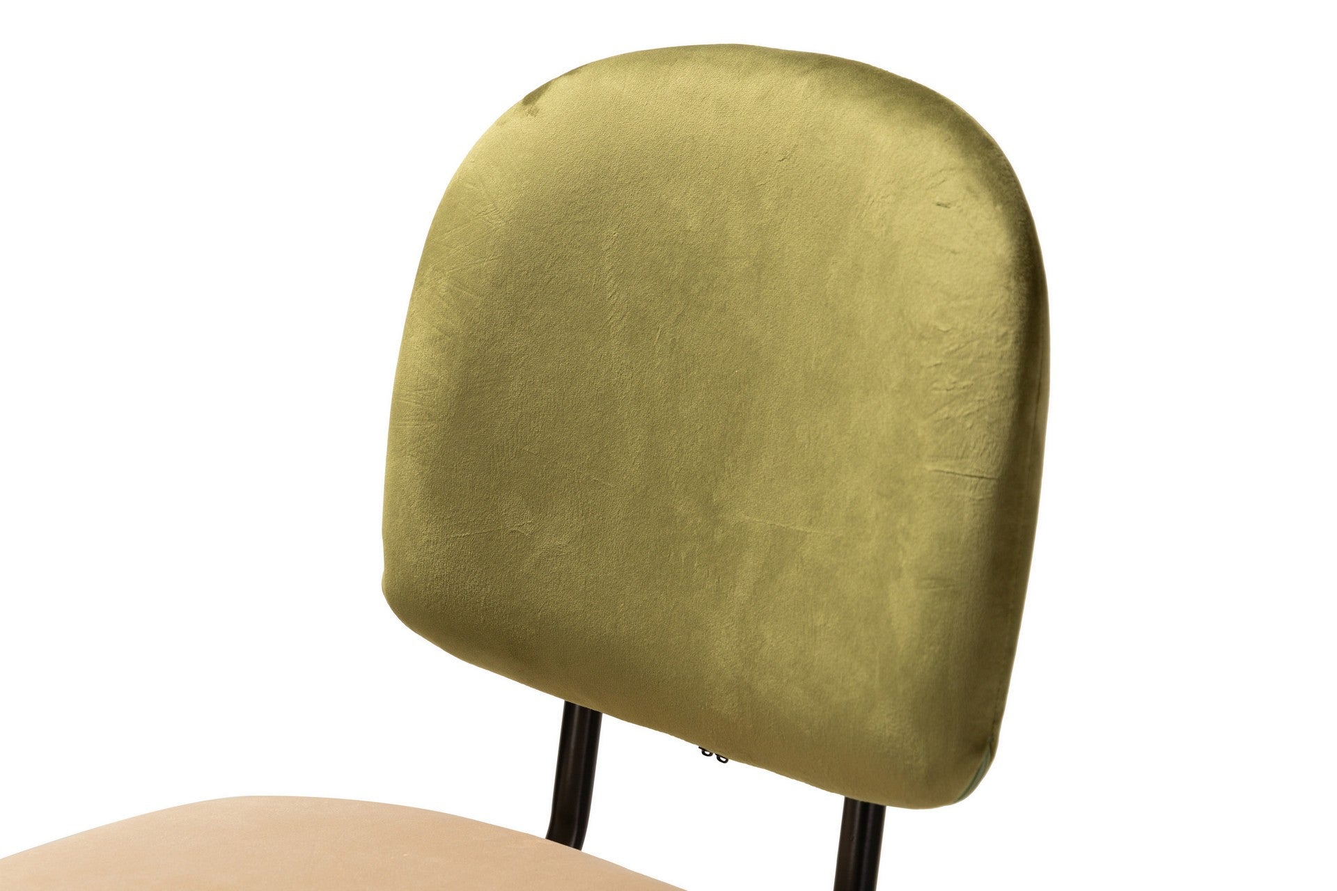 TABURETE BAR VELVET VERDE MARRON 43x53x108 CM - Min.2 uds