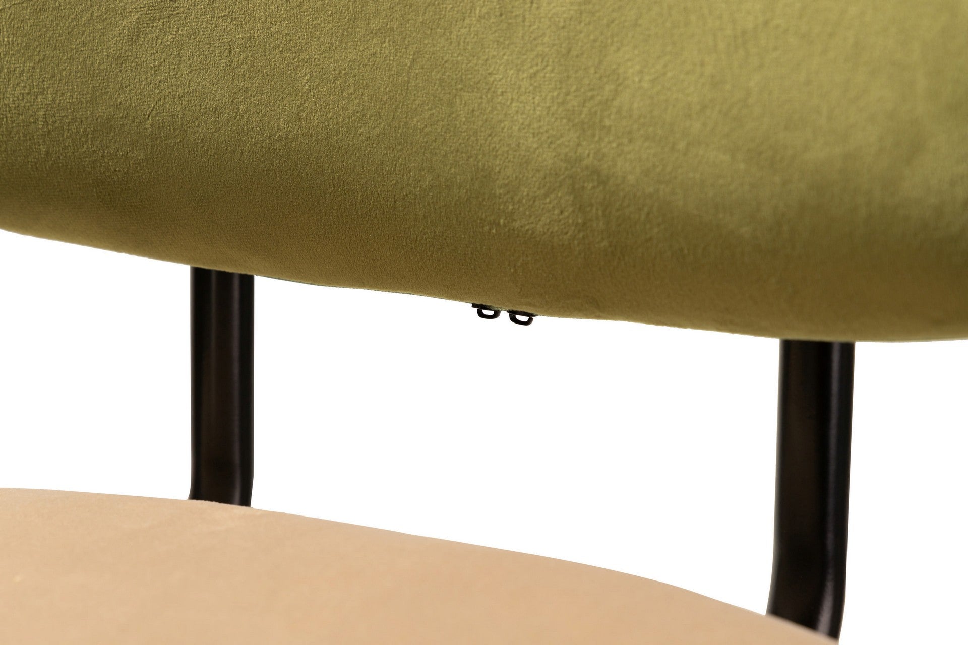 VELVET BAR STOOL GREEN BROWN 43x53x108 CM - Min.2 units