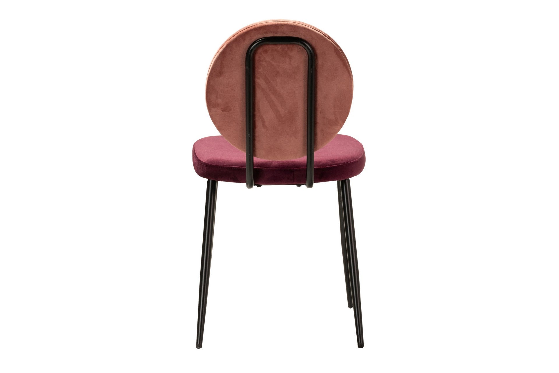 SILLA VELVET ROSA MORADO 45x58x83 CM - Min.2 uds