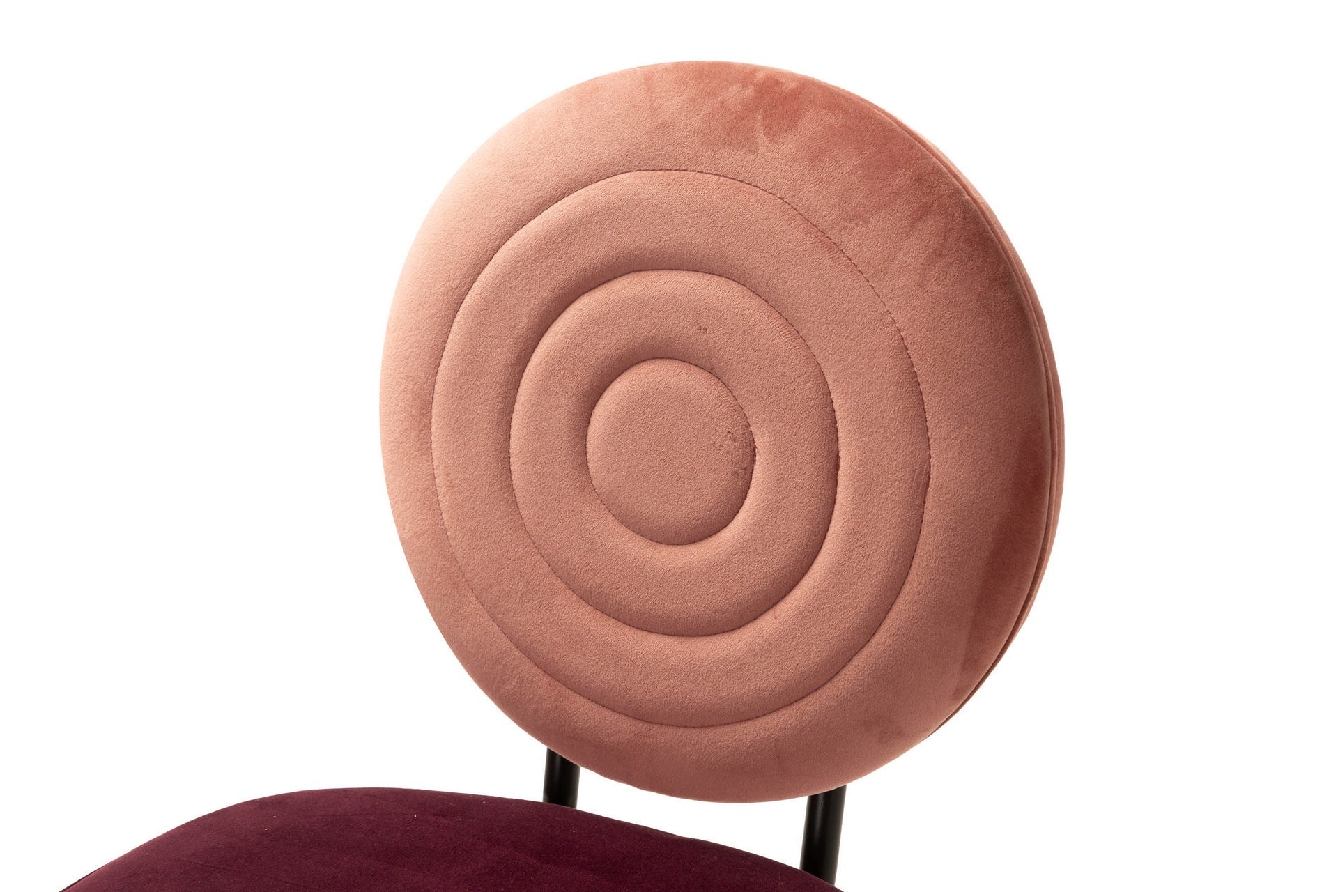 SILLA VELVET ROSA MORADO 45x58x83 CM - Min.2 uds