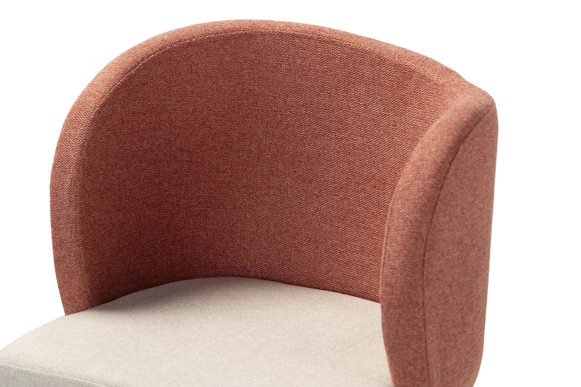 CADEIRA DE LINHO POLIÉSTER VERMELHO CINZA 53x54x81 CM - Mín. 2 peças