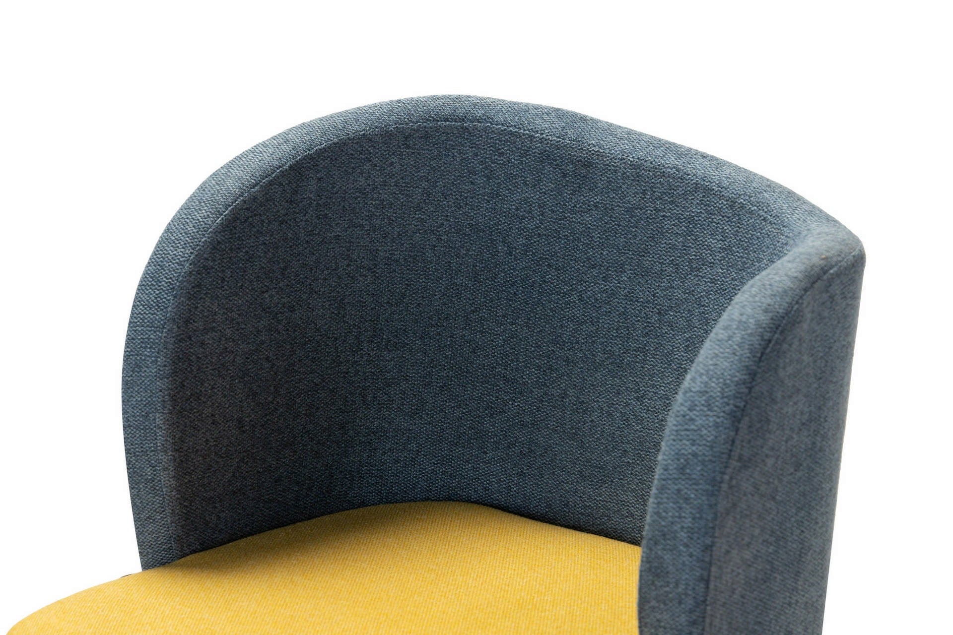 BLUE YELLOW POLYESTER LINEN CHAIR 53x54x81 CM - Min. 2 pcs