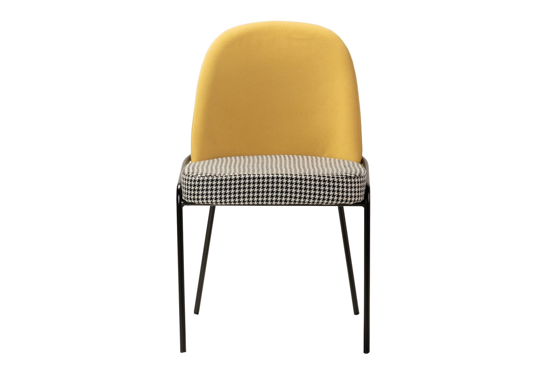 SILLA LINO POLIESTER AMARILLO 50x58x83 CM - Min.2 uds