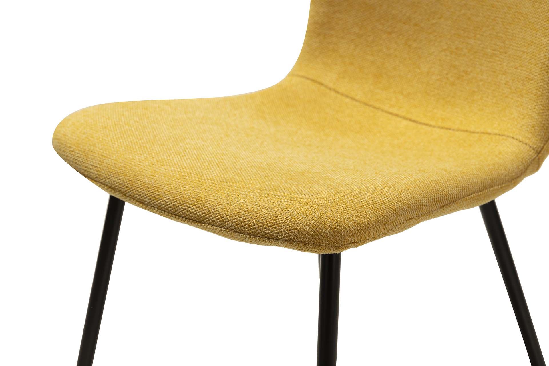 SILLA POLIESTER AMARILLO 44x52x77 CM - Min.4 uds