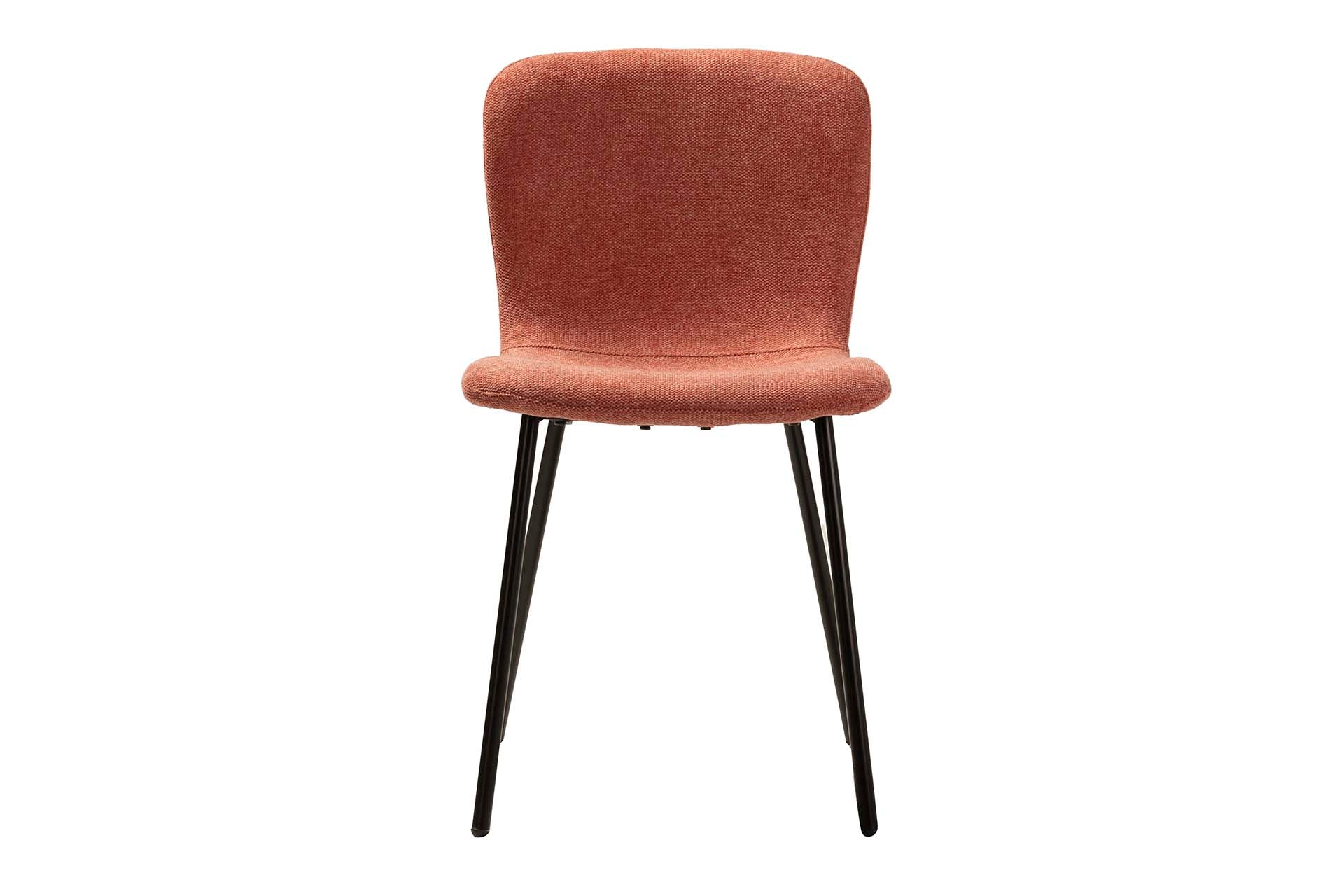 SILLA POLIESTER ROJO 44x52x77 CM - Min.4 uds