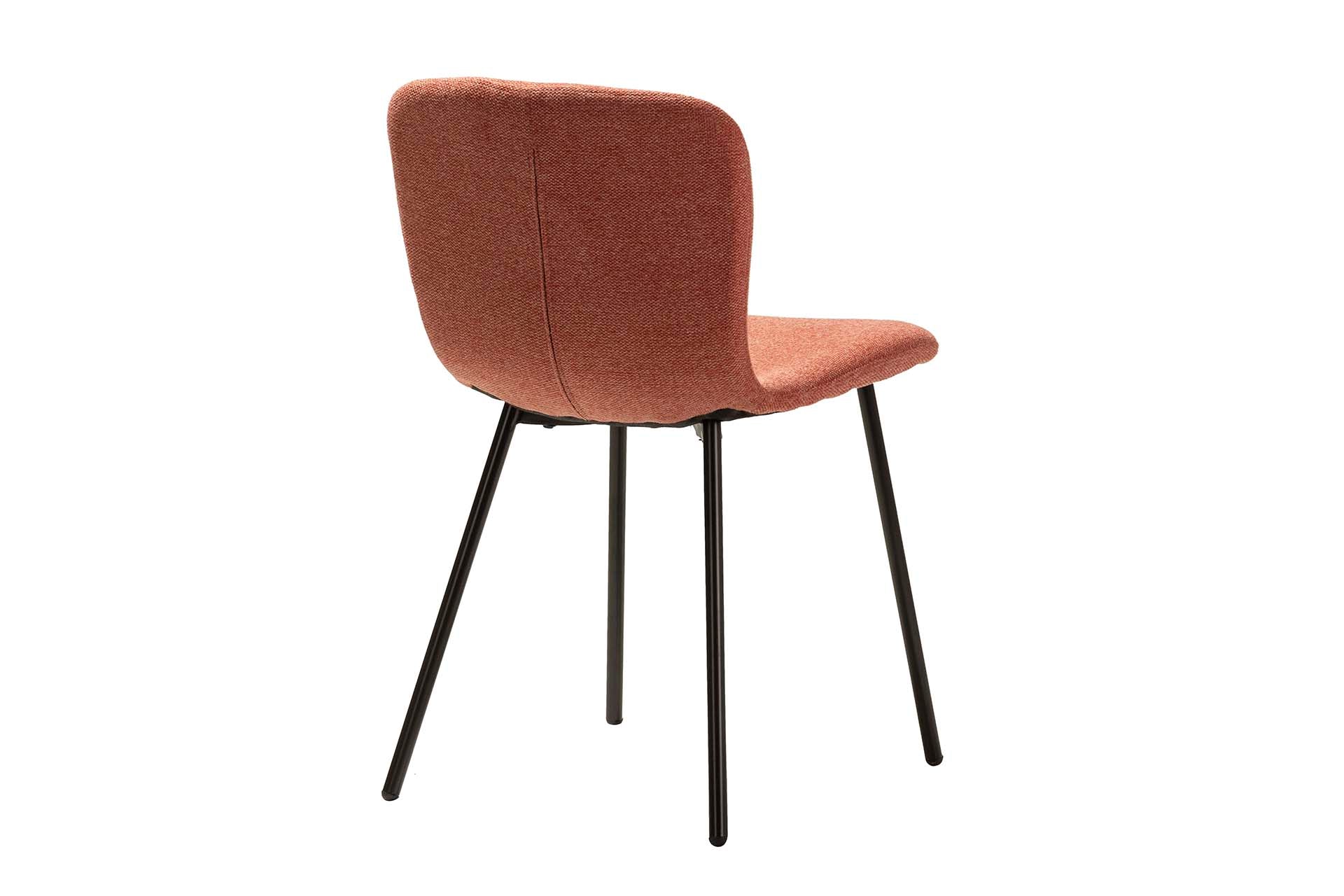 SILLA POLIESTER ROJO 44x52x77 CM - Min.4 uds