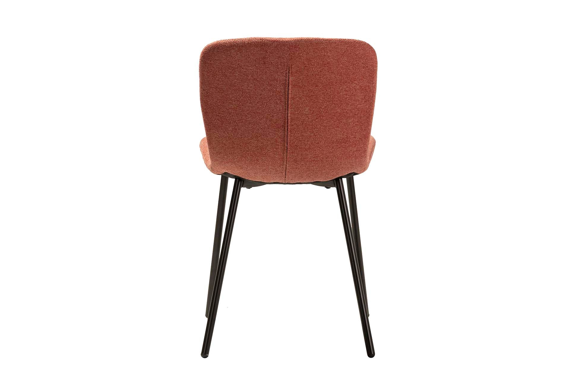 SILLA POLIESTER ROJO 44x52x77 CM - Min.4 uds