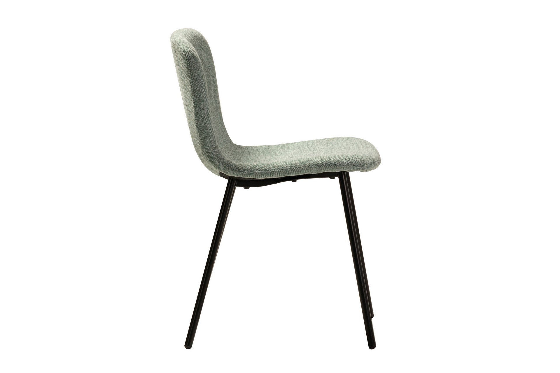 GREEN POLYESTER CHAIR 44x52x77 CM - Min.4 units