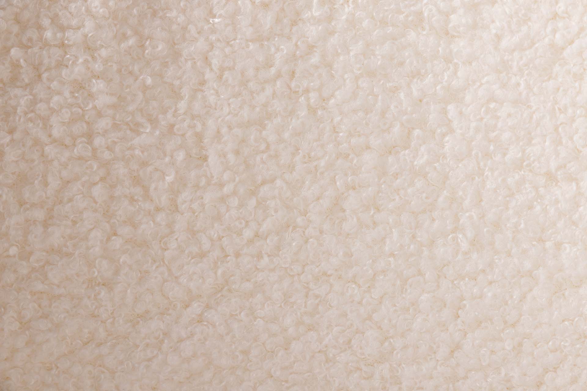 SILLA BOUCLE BLANCO BEIGE 55x57x76 CM - Min.2 uds