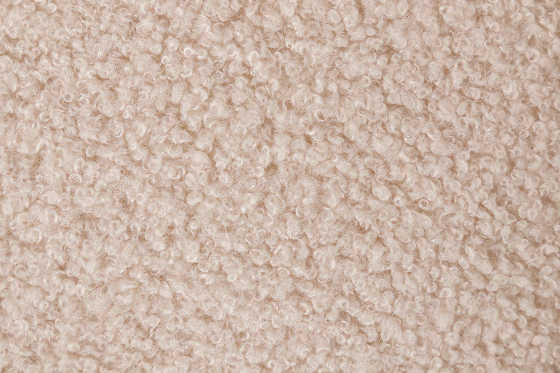 SILLA BOUCLE BLANCO BEIGE 55x57x76 CM - Min.2 uds