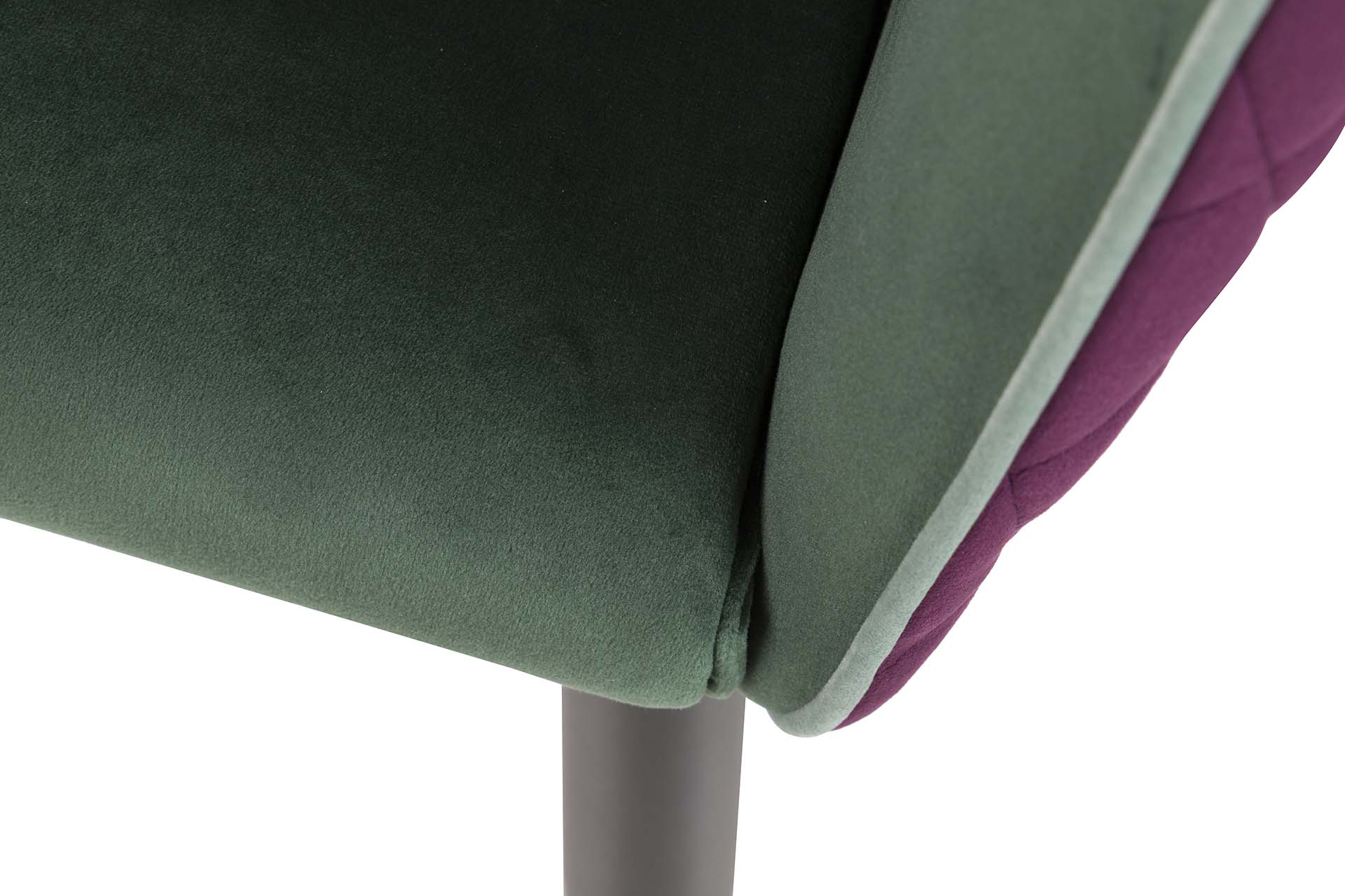 PURPLE BLUE VELVET CHAIR 55x55x76 CM - Min. 2 pcs