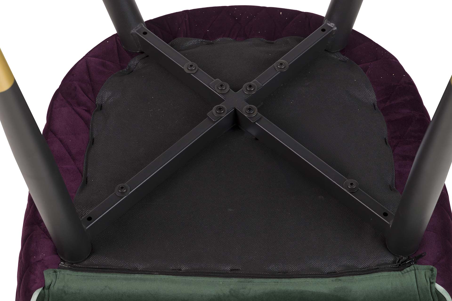 PURPLE BLUE VELVET CHAIR 55x55x76 CM - Min. 2 pcs