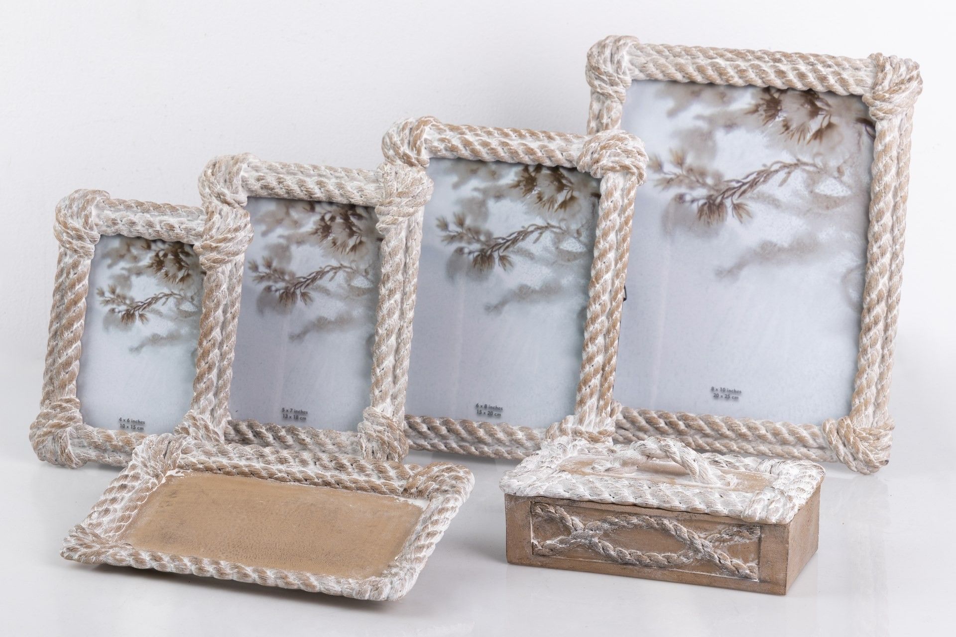 PORTAFOTOS RESINA NATURAL 10x15 CM - Min.2 uds