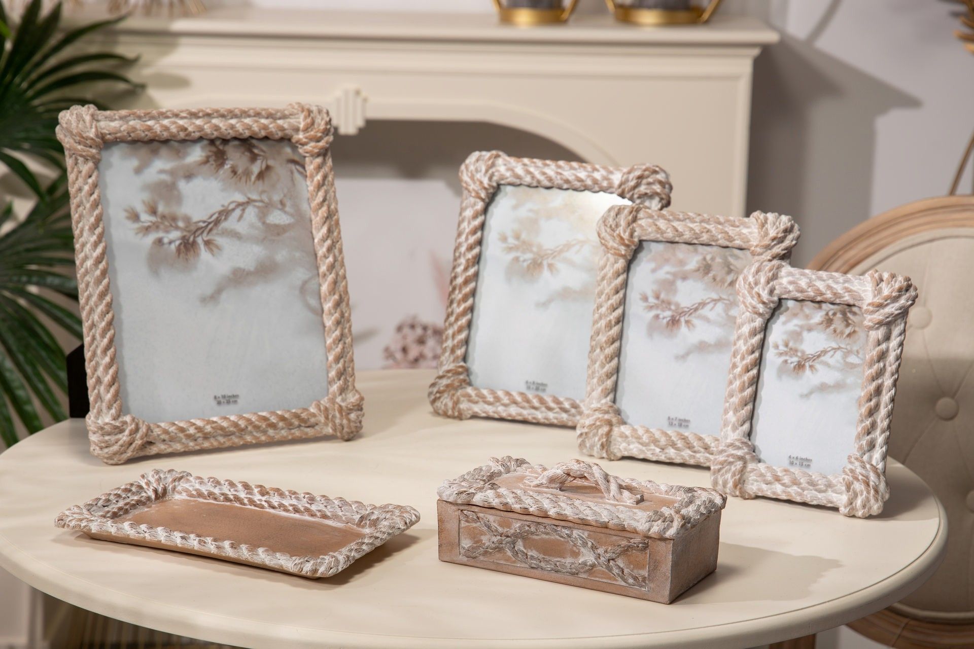 PORTAFOTOS RESINA NATURAL 10x15 CM - Min.2 uds