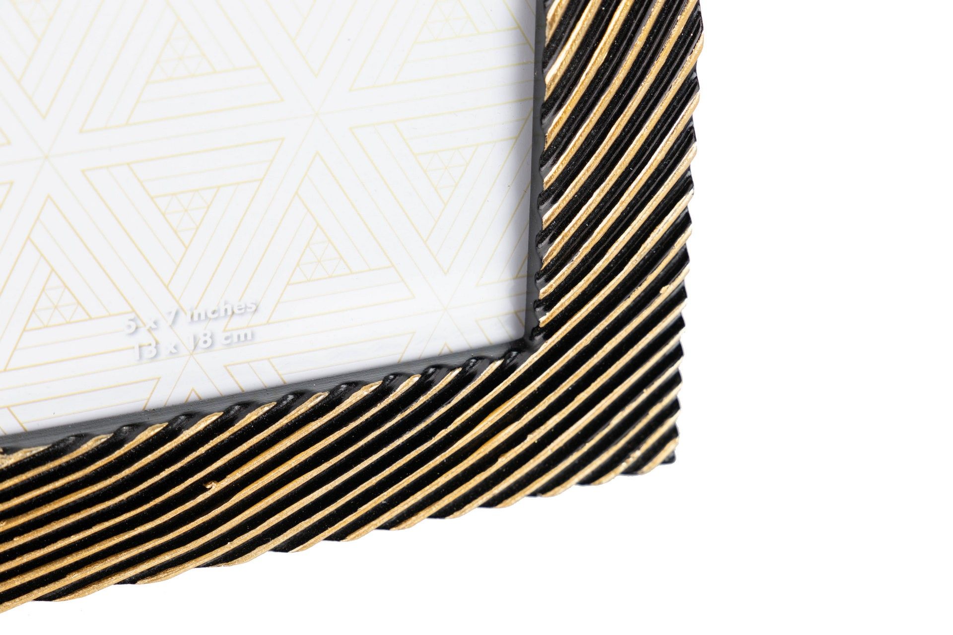 BLACK GOLD RESIN PHOTO HOLDER 13x18 CM - Min.2 units