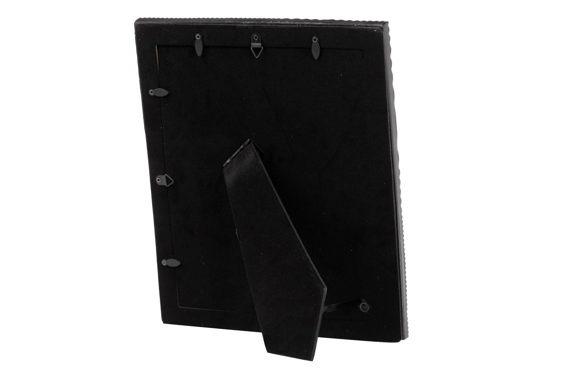 PORTAFOTOS RESINA NEGRO DORADO 20x25 CM - Min.2 uds