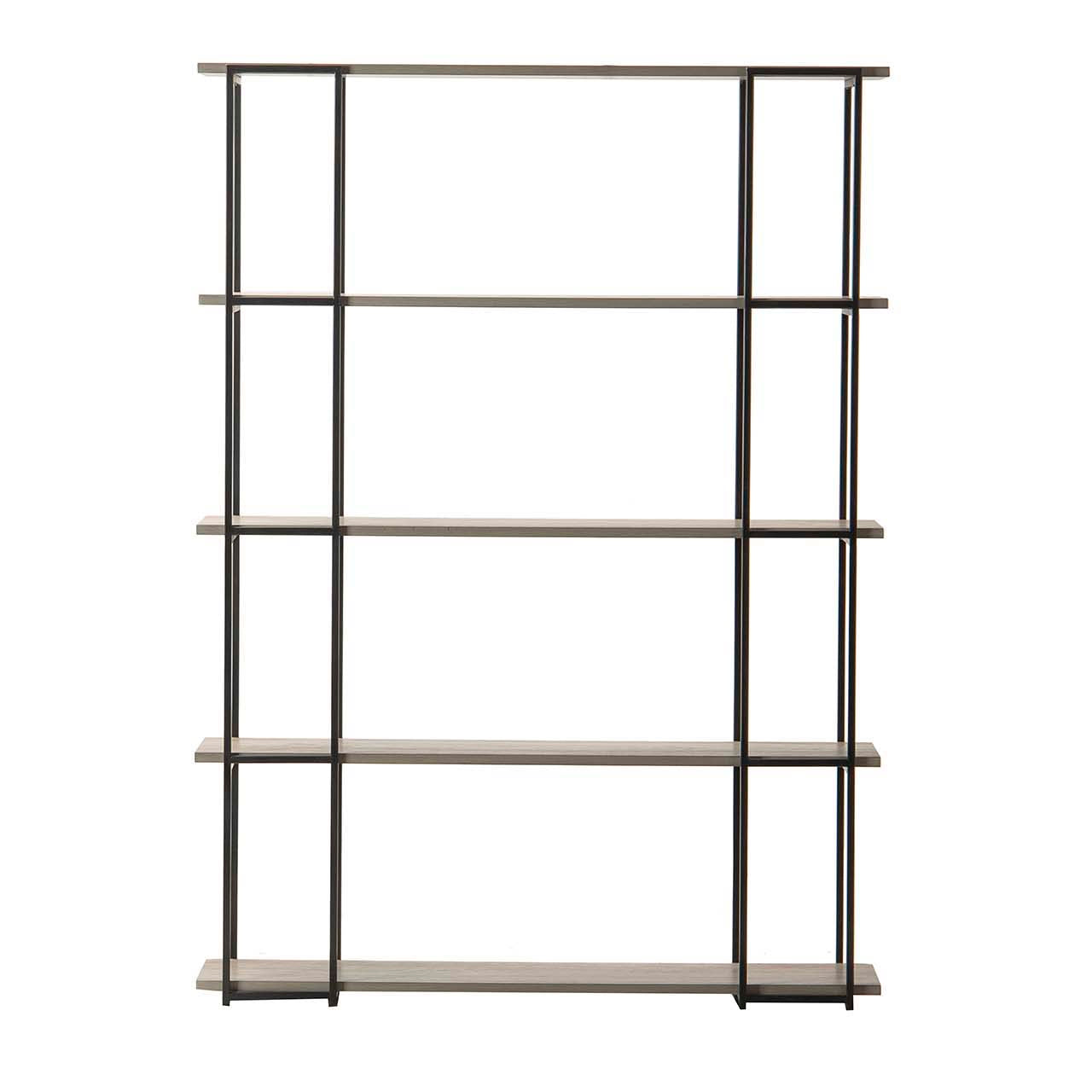 ESTANTERIA MDF HIERRO VINILO K/D 120x30x164 CM