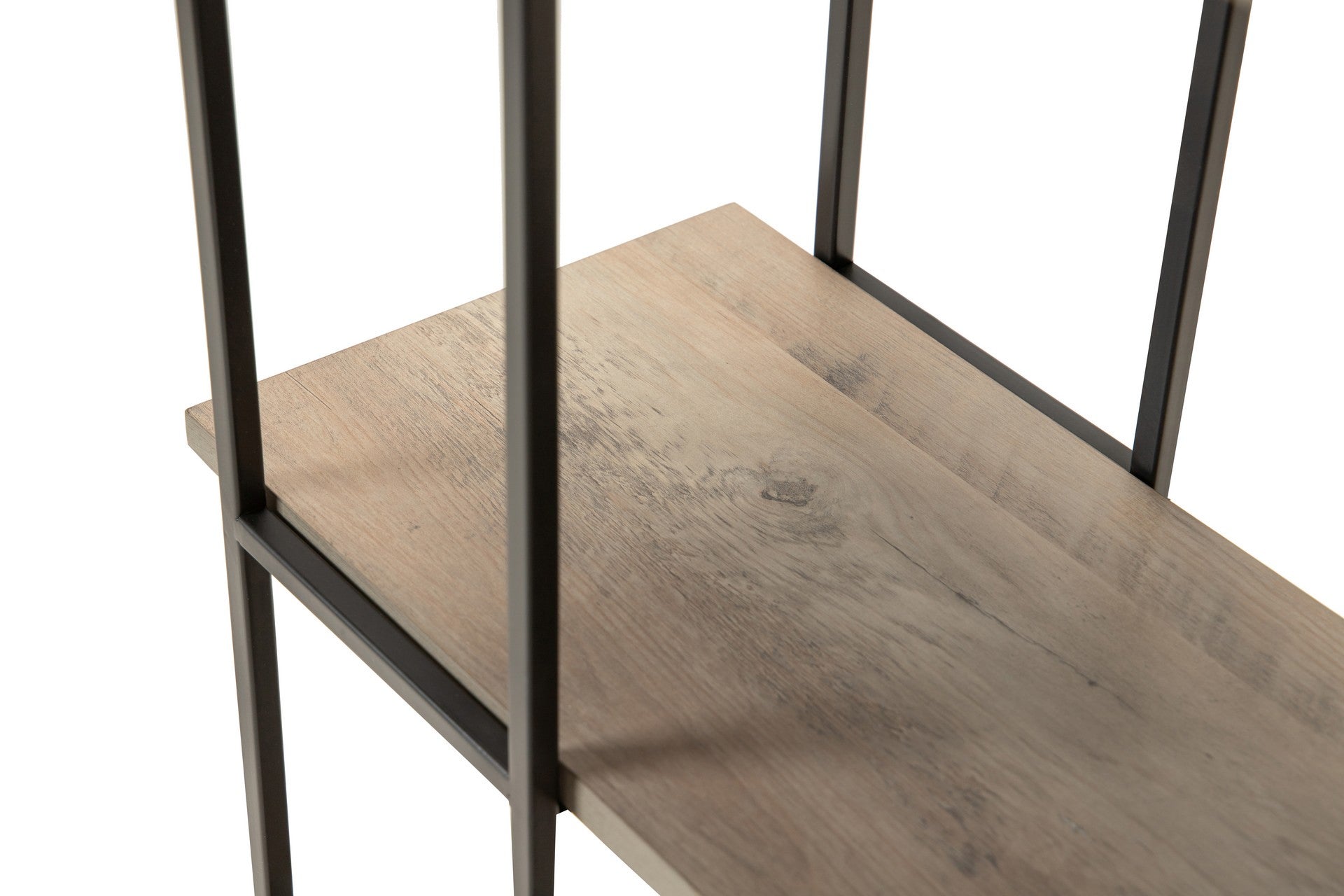 MDF IRON VINYL SHELF K/D 120x30x164 CM