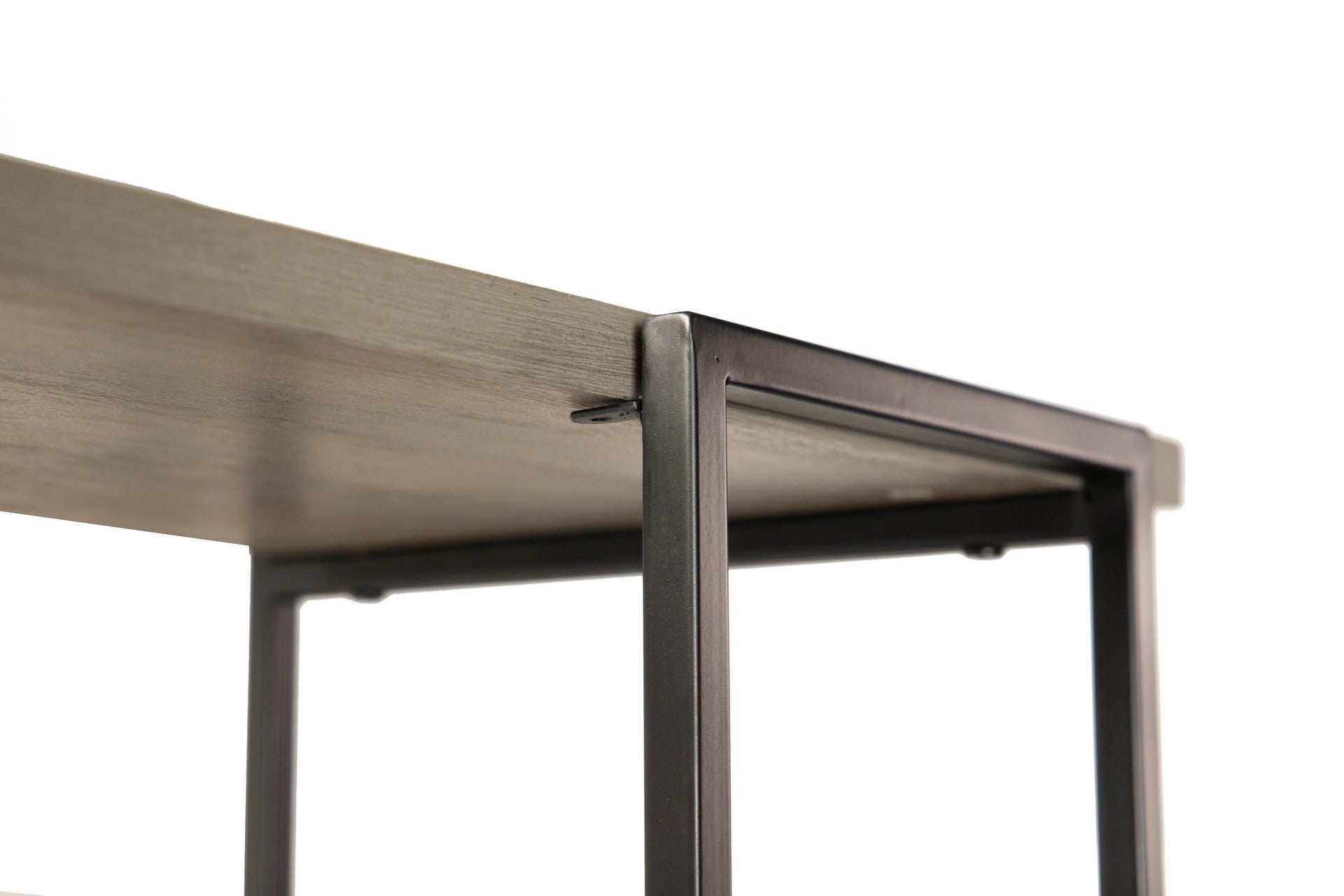 MDF IRON VINYL SHELF K/D 120x30x164 CM