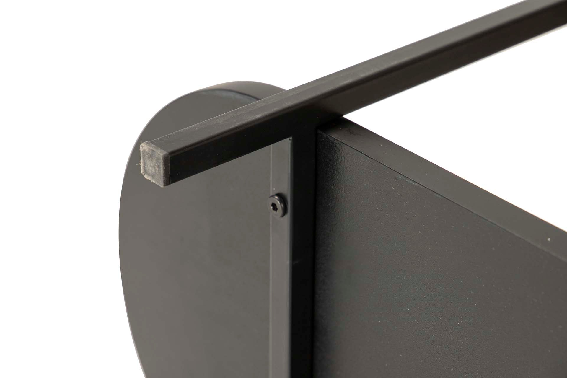 METAL AND VINYL CONSOLE K/D 100x33x76 CM