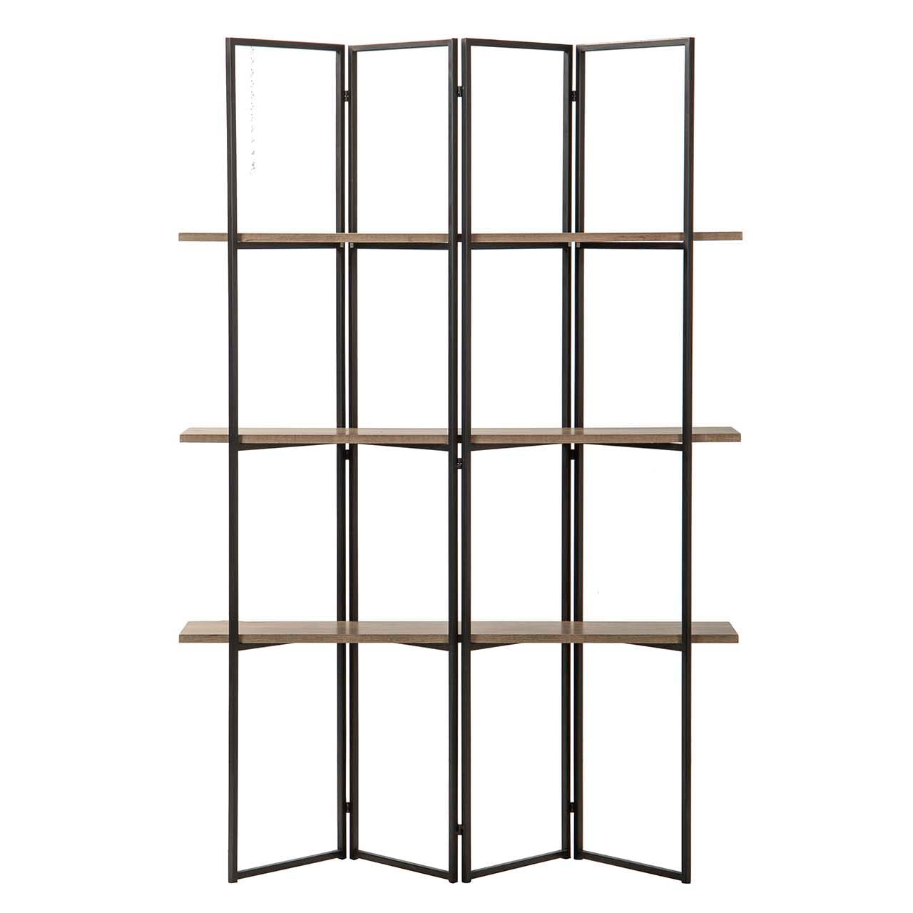 ESTANTERIA MDF METAL VINILO K/D 120x29x180 CM