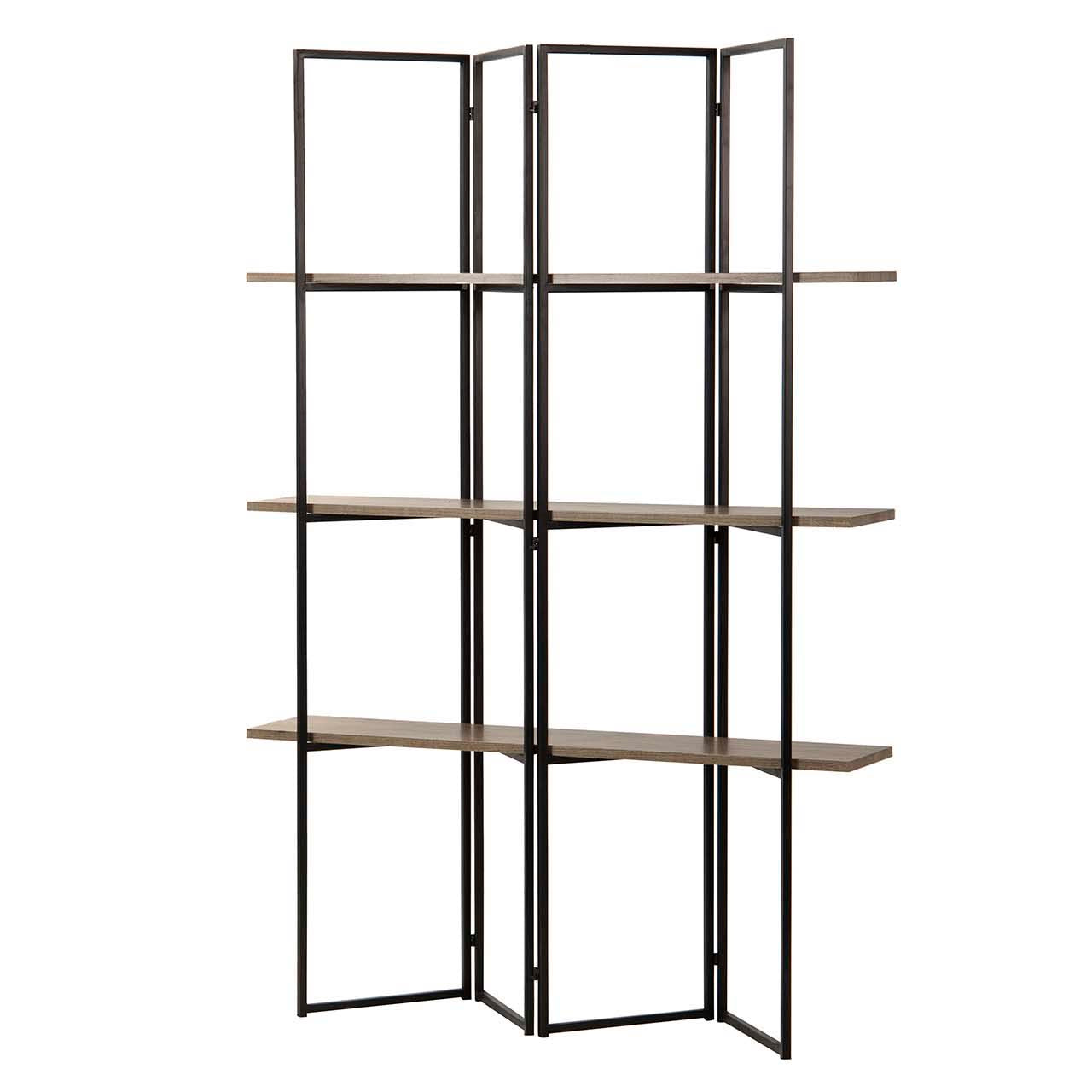 ESTANTERIA MDF METAL VINILO K/D 120x29x180 CM