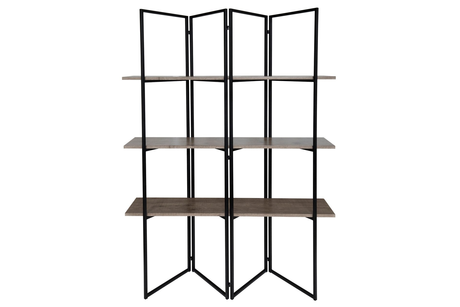 ESTANTERIA MDF METAL VINILO K/D 120x29x180 CM