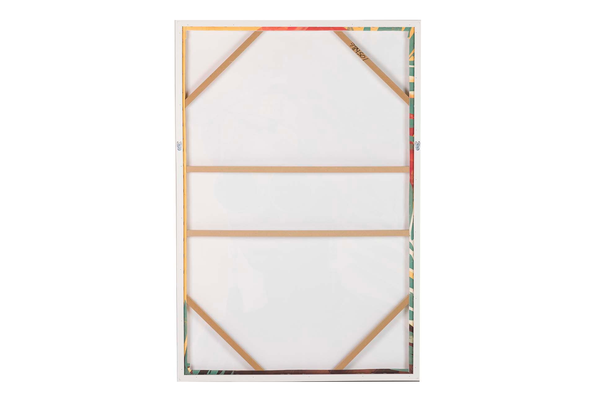 WOMAN FRAME PICTURE 30% HAND PAINTED 83x4x123 CM