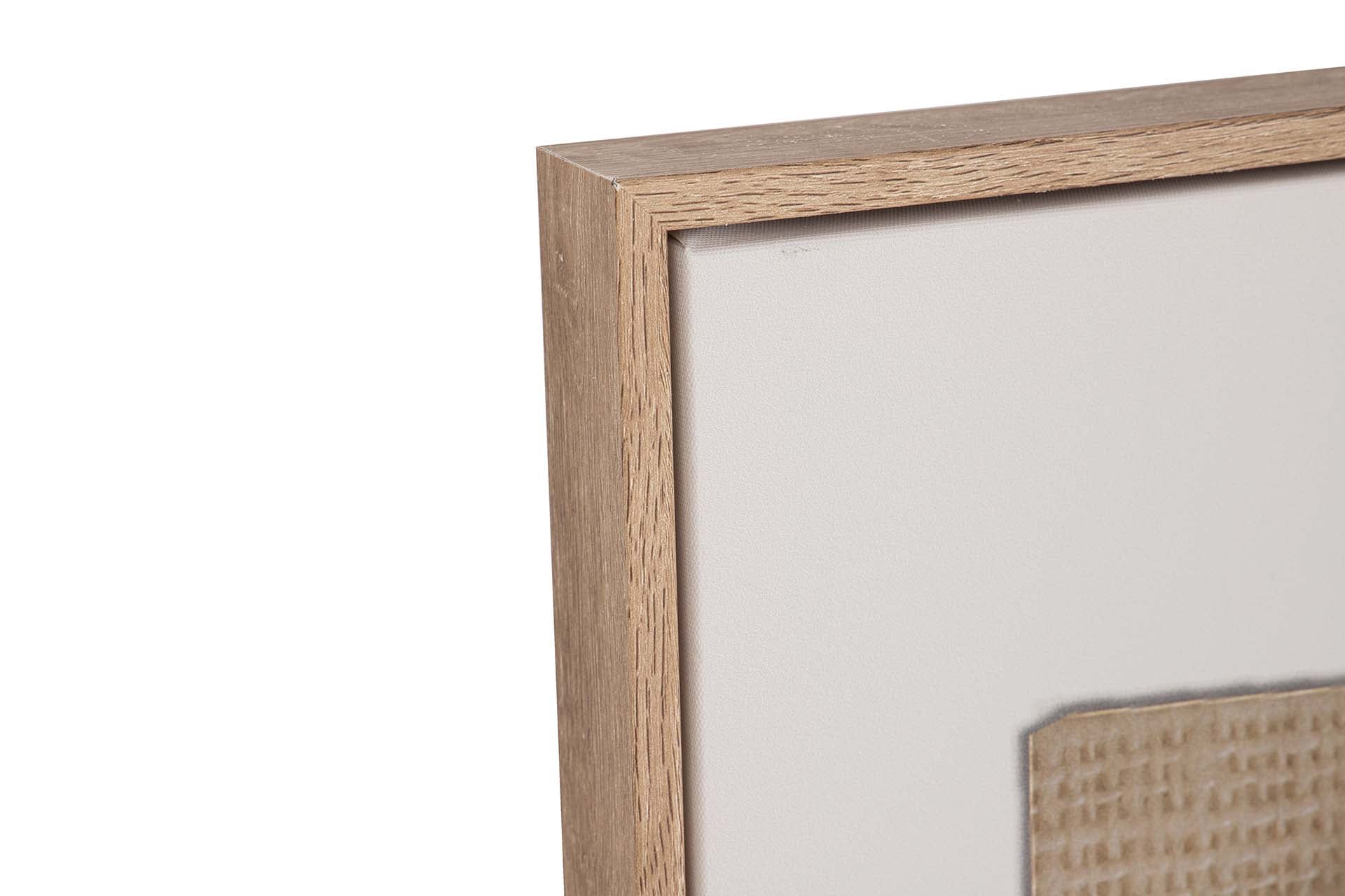 PINTURA ABSTRATA 50% PINTADA À MÃO 83x4x123 CM