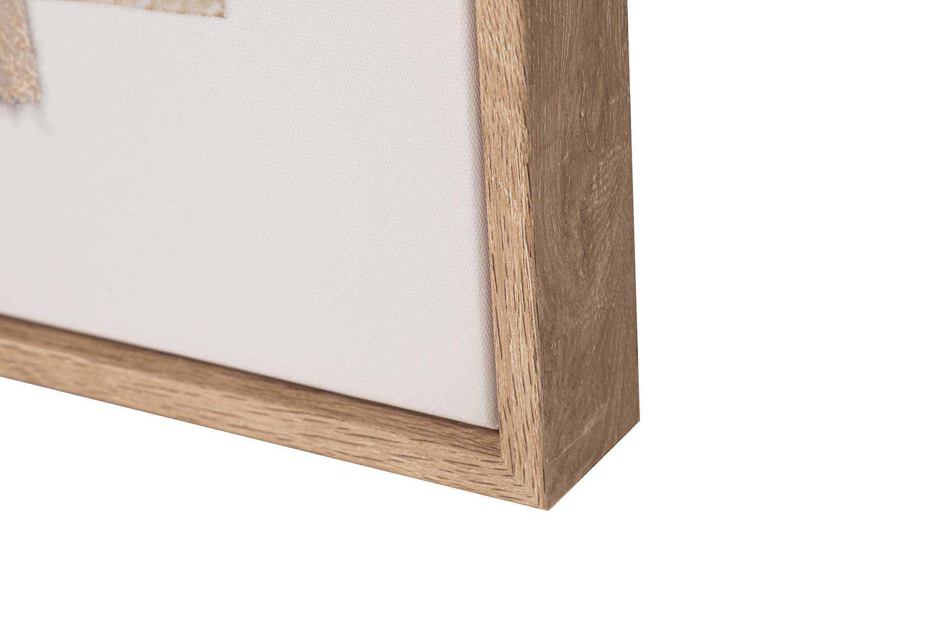 PINTURA ABSTRATA 50% PINTADA À MÃO 83x4x123 CM