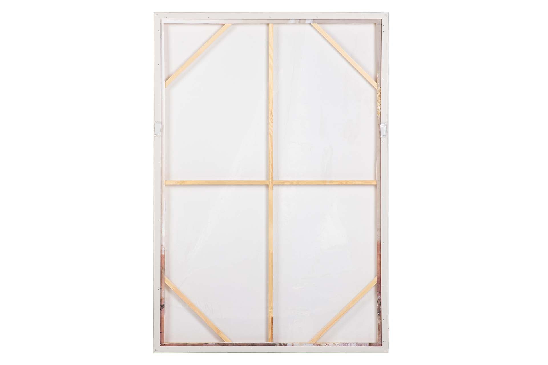 BOAT PAINTING 50% HAND PAINTED 83x4x123 CM