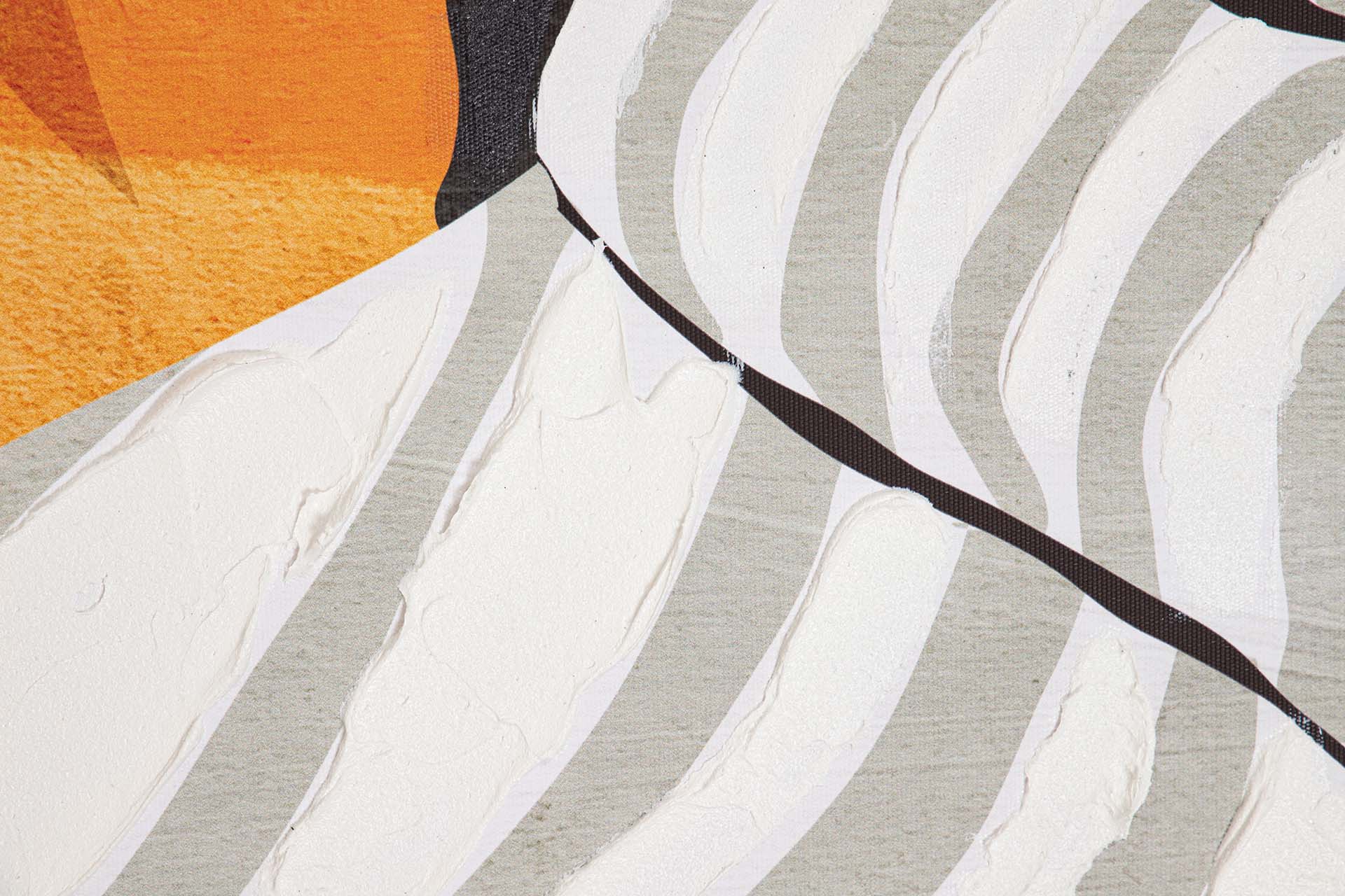 CUADRO AFRICANA 50% PINTADO A MANO 123x4x83 CM