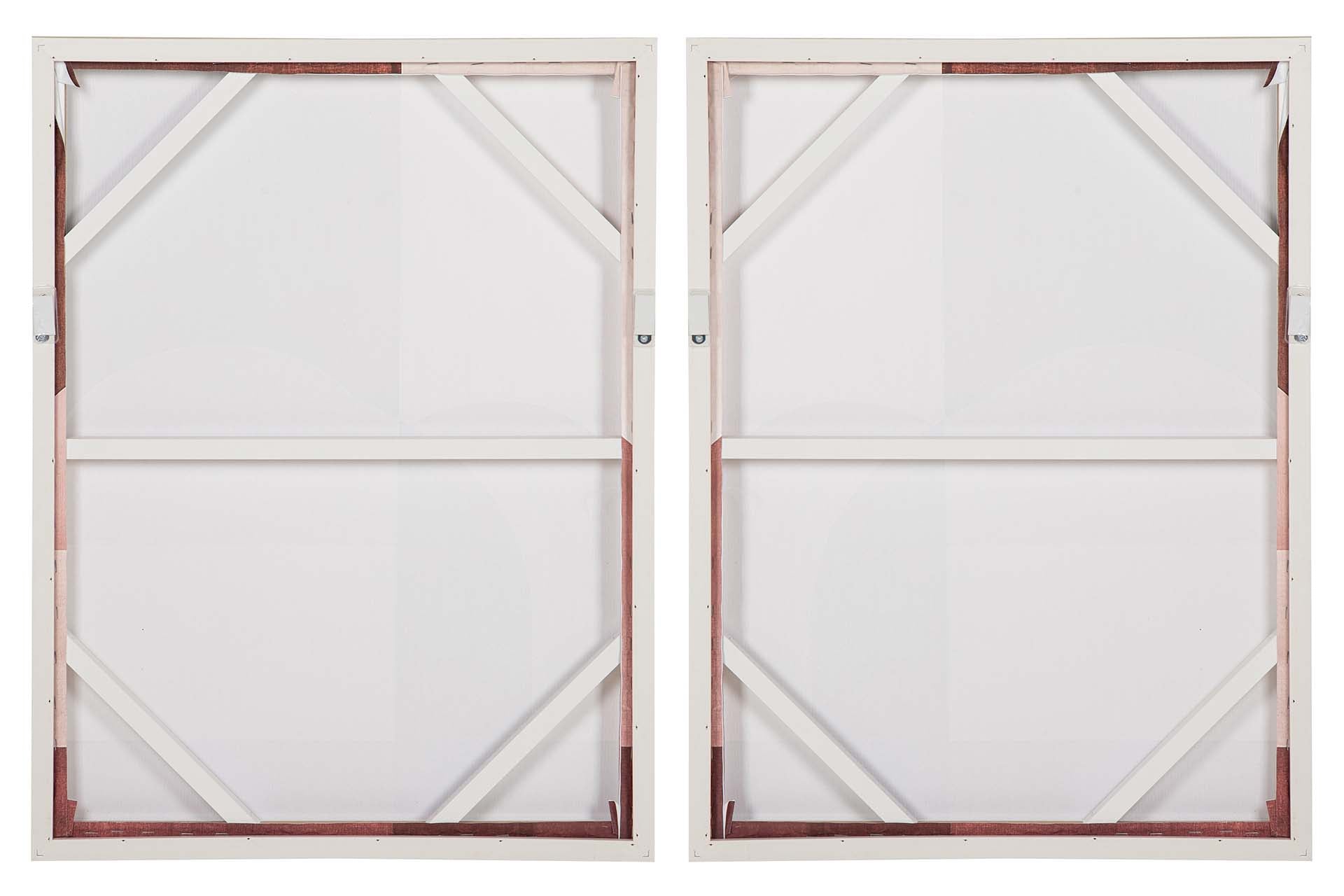 SET 2 CUADROS 50% PINTADO A MANO 63x4x83 CM