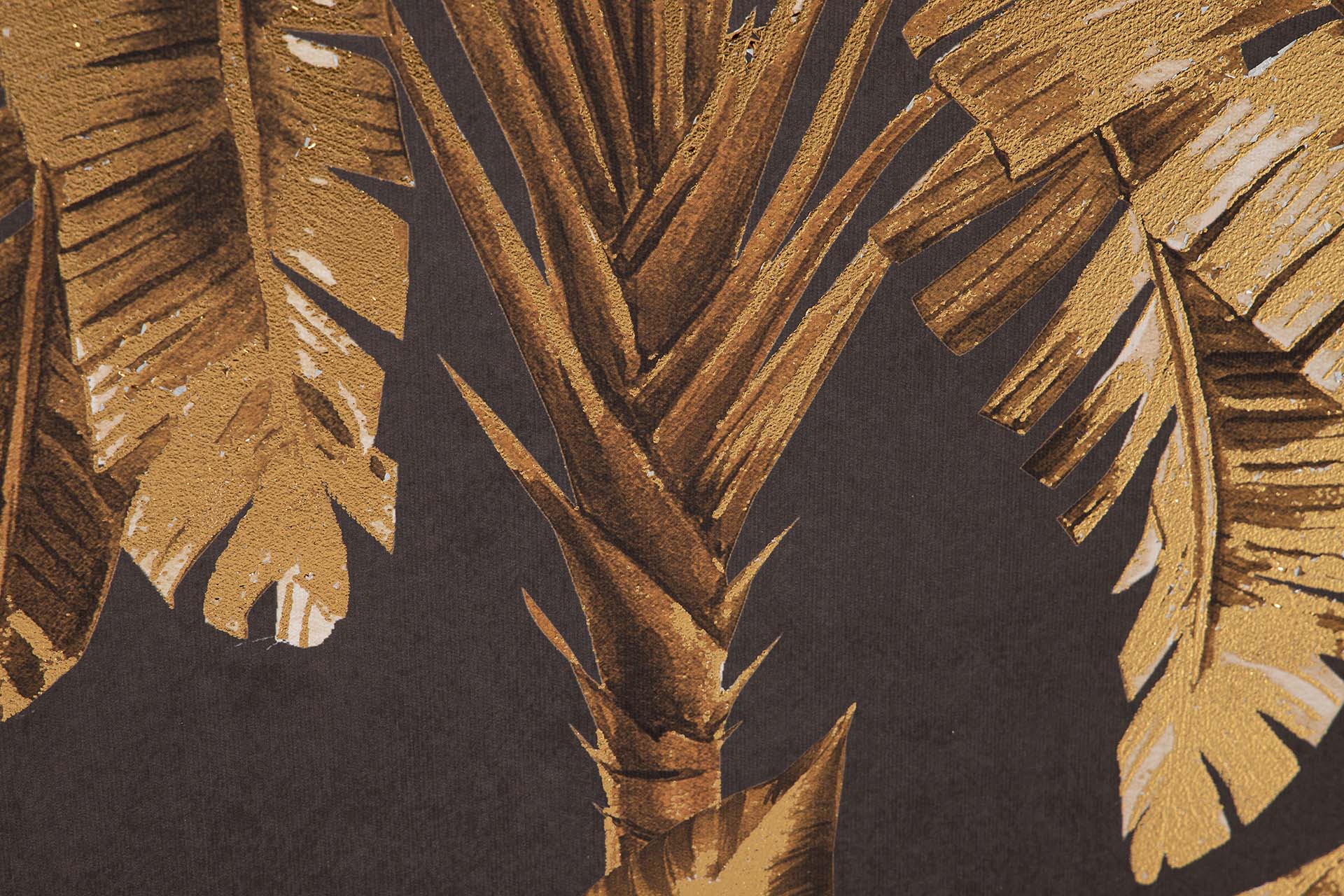 SET OF 2 RELIEF PAINTINGS IN A BROWN FRAME 63x4x83 CM