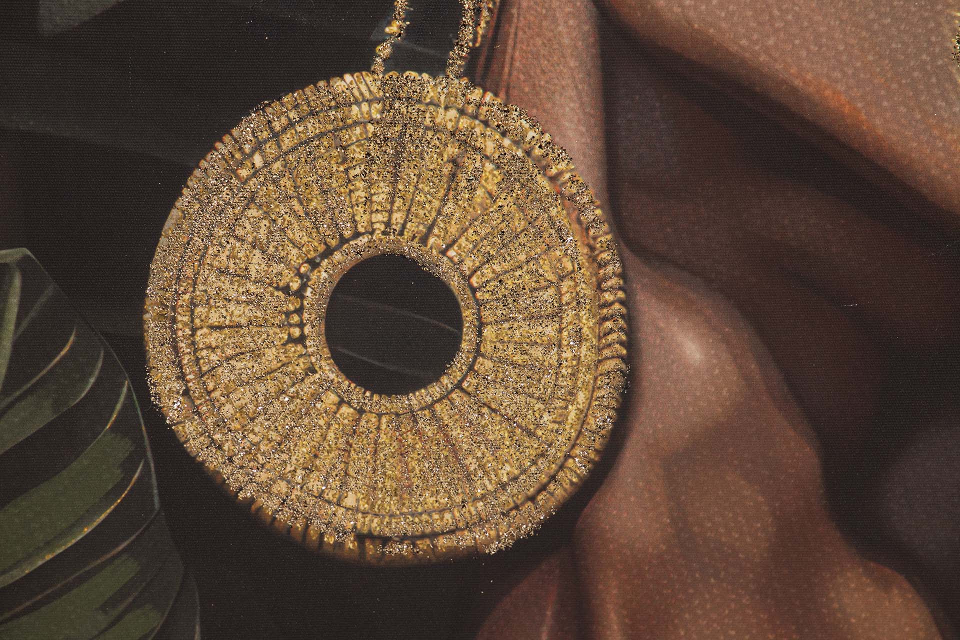 CUADRO MUJER 30% PINTADO A MANO 83x4x123 CM