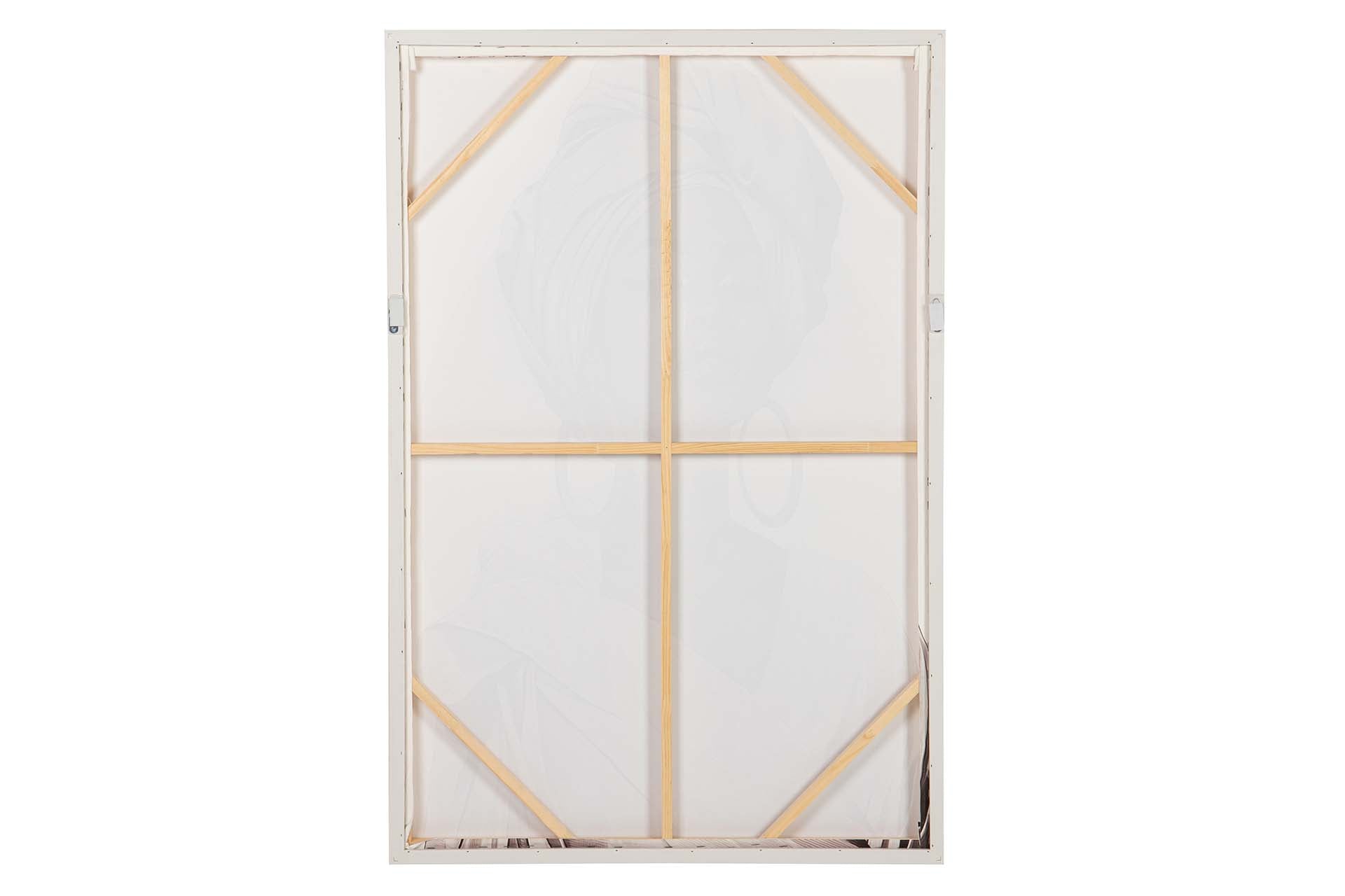 CUADRO MUJER 50% PINTADO A MANO 83x4x123 CM