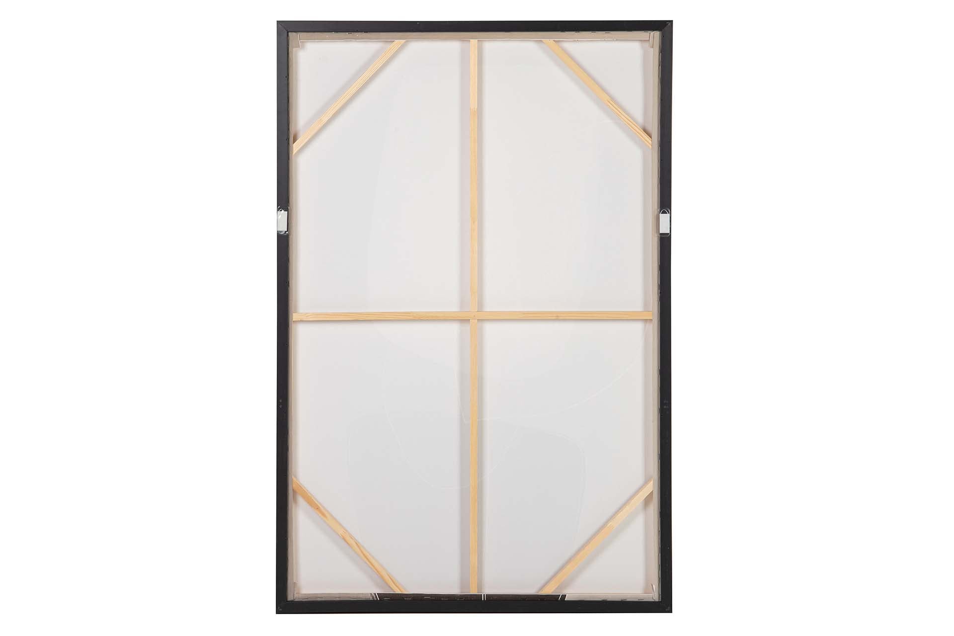 ABSTRACT PAINTING 50% HAND PAINTED 83x4x123 CM