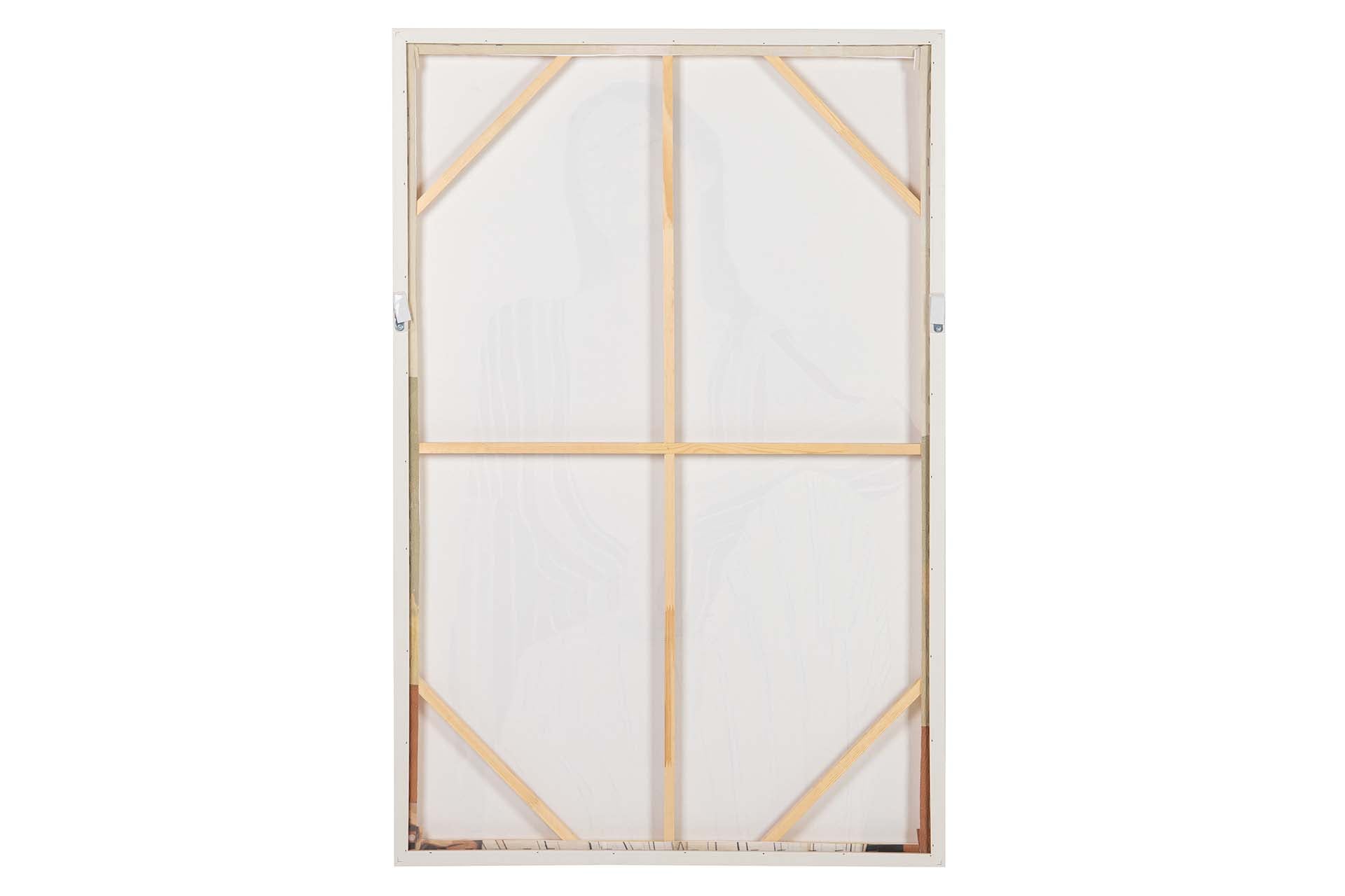 CUADRO MUJER 50% PINTADO A MANO 83x4x123 CM