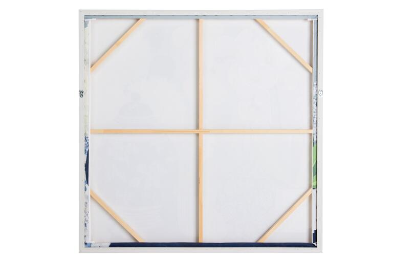 CUADRO FLOREROS 50% PINTADO A MANO 103x4x103 CM