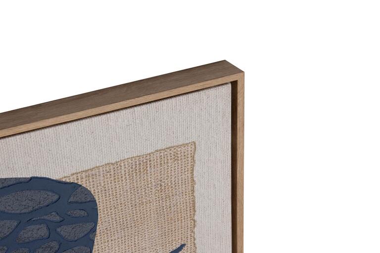 CUADRO ABSTRACTO 80% PITNADO A MANO 83x4x123 CM