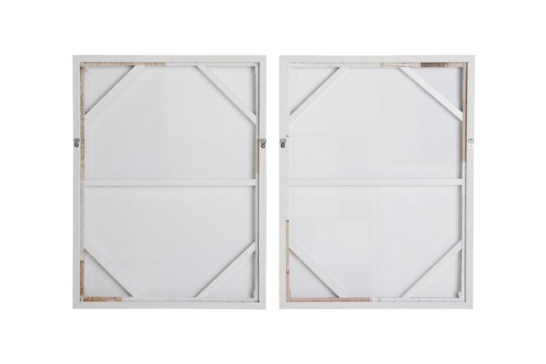 SET 2 CUADROS 80% PINTADO A MANO 63x4x83 CM