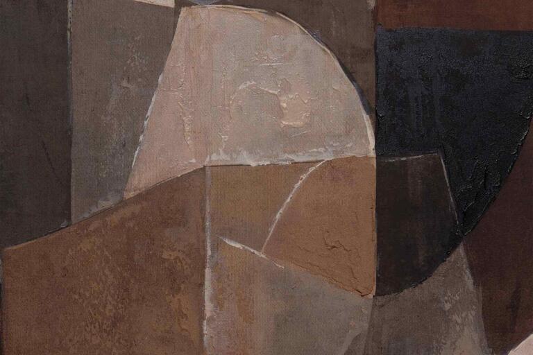 CUADRO ABSTACTO 80% PINTADO A MANO 83x4x123 CM