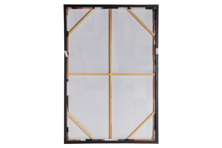 CUADRO ABSTRACTO 80% PINTADO A MANO 83x4x123 CM