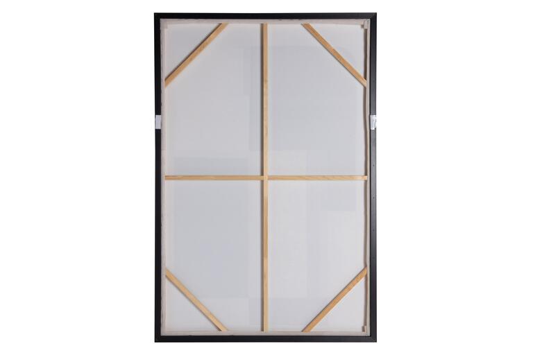 CUADRO ABSTRACTO 80% PINTADO A MANO 83x4x123 CM