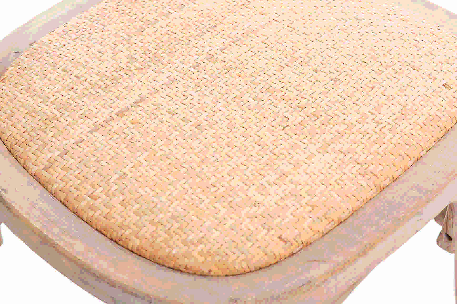 SILLA APILABLE MADERA DE ABEDUL RATAN 50x52x87 CM - Min.2 uds