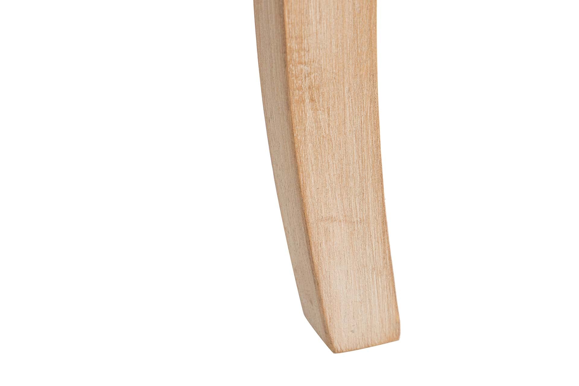 BUTACA LINO BEIGE CAPIT. PATAS MADERA 59x62x85 CM