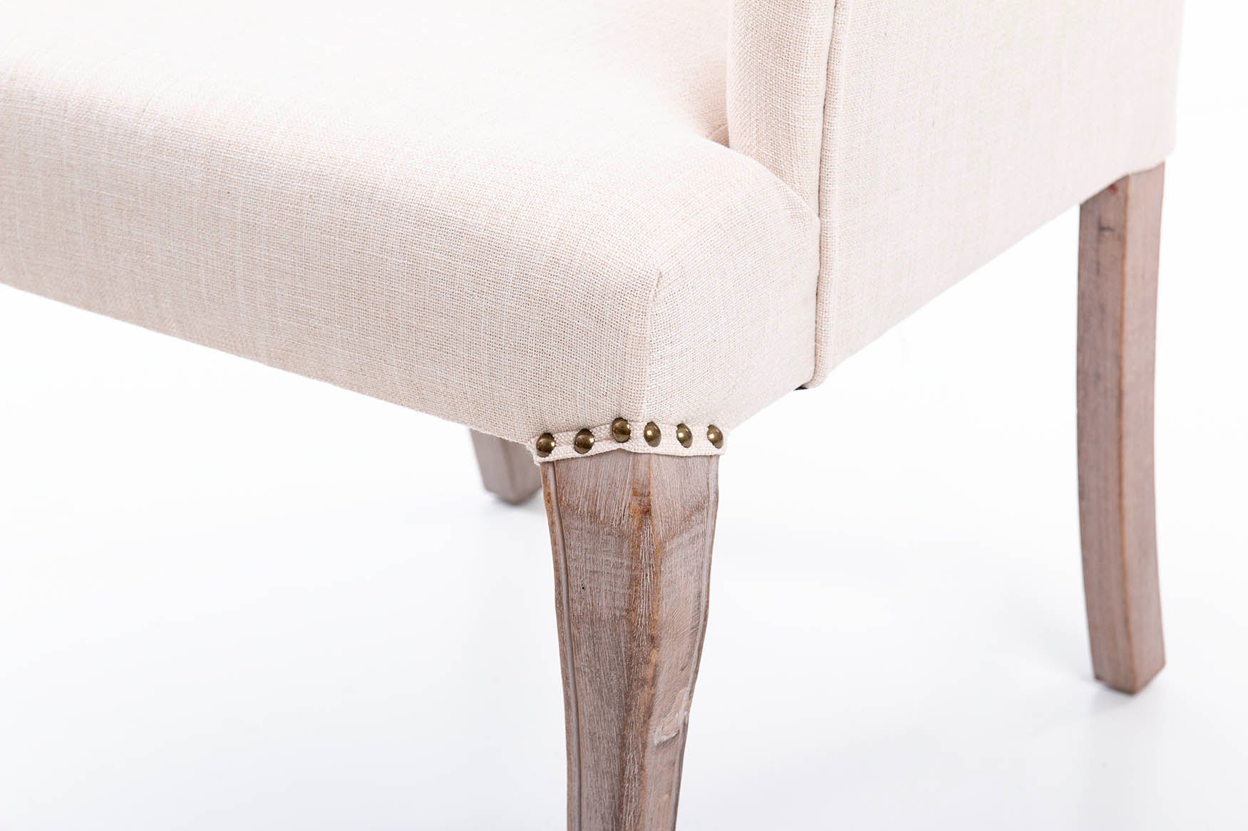 BUTACA LINO CAPITONE PATAS DE MADERA 59x62x85 CM