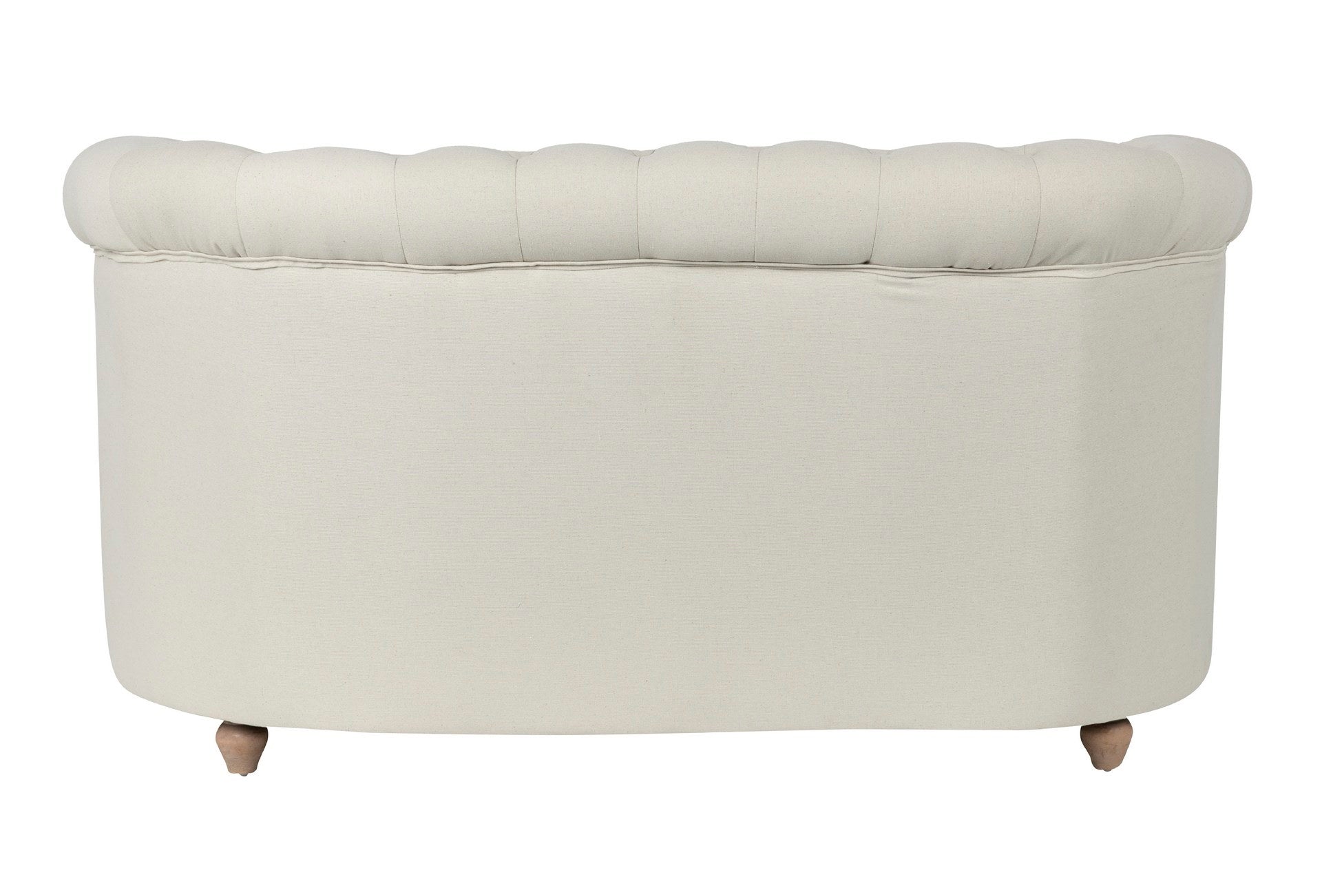 SOFA LINO BEIGE CAPITONE TACHUELAS 130x80x70 CM